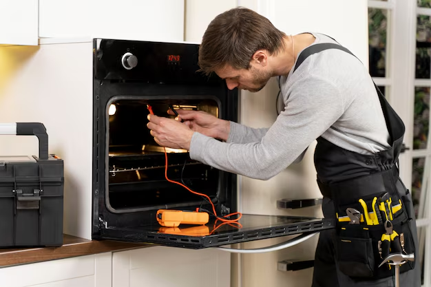 Gas Cooker range repair service in the Villa