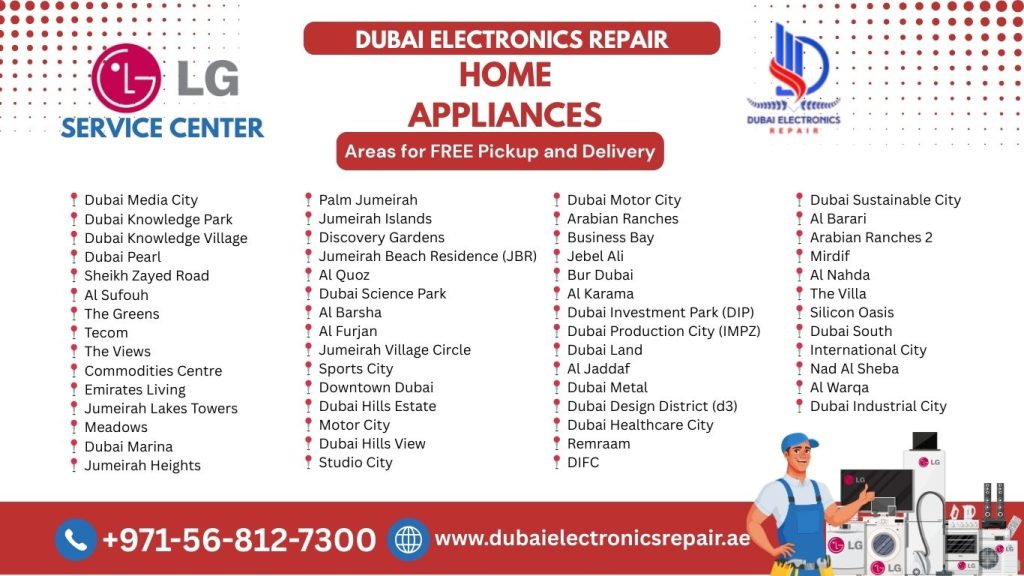 LG Service Center in Commodities Centre Dubai