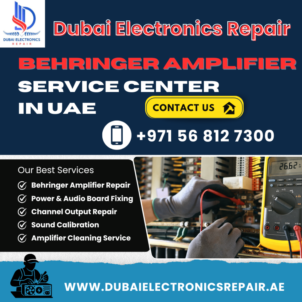 Behringer Amplifier Service Center in UAE